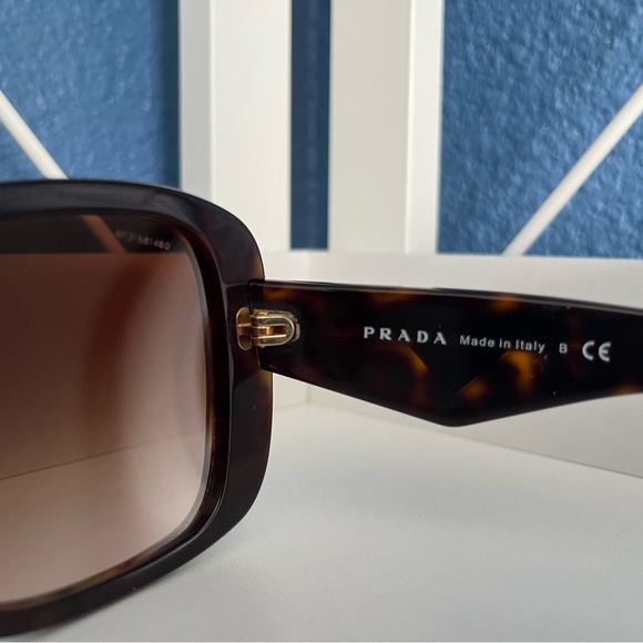 Prada Rectangle Brown Sunglasses - Picture 5 of 7